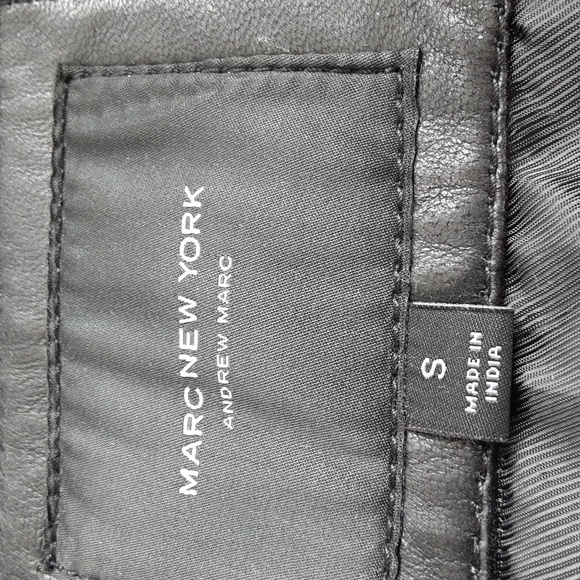 Marc New York Leather Jacket Size Small EUC - Picture 6 of 10
